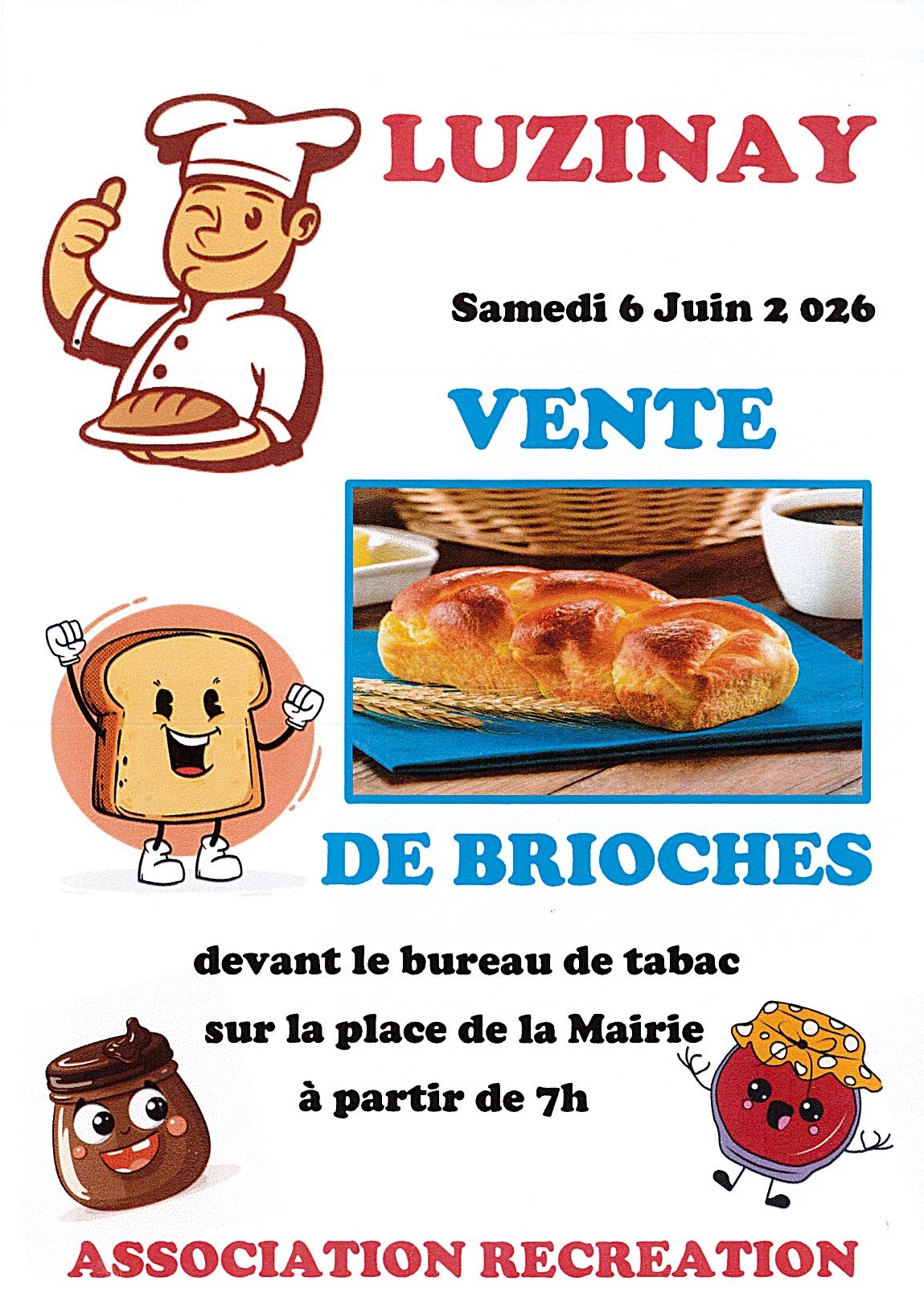 Vente de Brioche